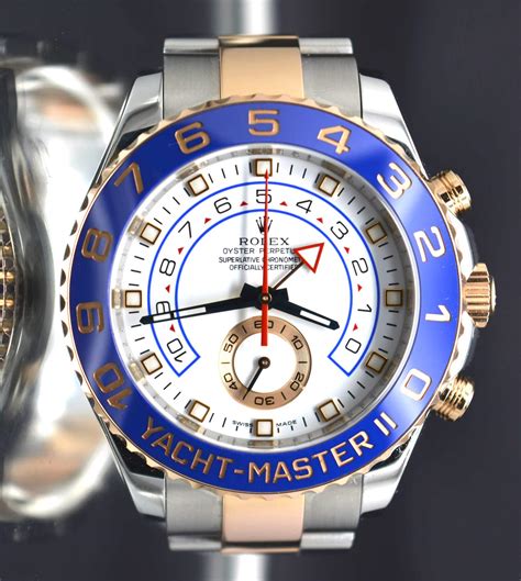 rolex ym2 rose gold|Rolex yacht master ii handset.